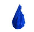 Blue acrylic drop