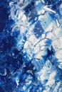 Blue acrylic painting Royalty Free Stock Photo