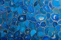 Blue agate background Royalty Free Stock Photo