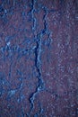 Blue Aged cement wall texture, cracked rock background, rough surface Royalty Free Stock Photo