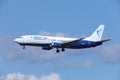 Blue Air Boeing 737-400 YR-BAO Royalty Free Stock Photo