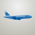 Blue aircraft