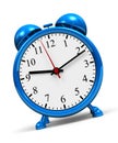 Blue alarm clock