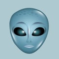 Blue Alien mask