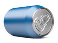 Blue Aluminum Can