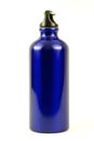 Blue Aluminum Water Bottle Royalty Free Stock Photo