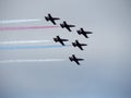 Blue Angel Planes flying in close formation Royalty Free Stock Photo