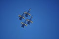 Blue Angels Diamond Formation from Below