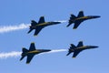 Blue Angels in flight Royalty Free Stock Photo
