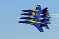 Blue Angels Flyover Royalty Free Stock Photo