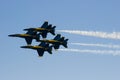 Blue Angels in formation Royalty Free Stock Photo