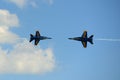 Blue Angels at Great New England Air Show Royalty Free Stock Photo