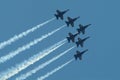 The Blue Angels jet squadron f