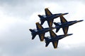 The Blue Angels Performing Over Lake Washington