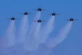 Blue Angels Soar: Precision Practice for Season Debut Royalty Free Stock Photo