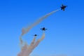 Blue Angels Soar: Precision Practice for Season Debut Royalty Free Stock Photo