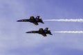 Blue Angels Solos Royalty Free Stock Photo