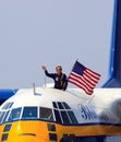 Blue Angels support team Royalty Free Stock Photo