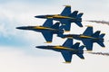 Blue Angles F/A-18 Hornets.