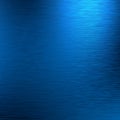 Blue Anodized Alloy Background Texture. Brushed Surface of Metal Sheet. Royalty Free Stock Photo