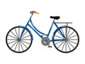 blue antique bicycle vehicle