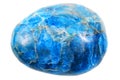 blue apatite mineral isolated