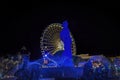 Blue Apollo Statue Sun Fountain Plaza Massena Cityscape Nice France Royalty Free Stock Photo