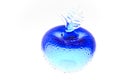 Blue apple Royalty Free Stock Photo