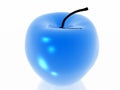 Blue apple Royalty Free Stock Photo