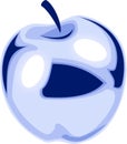 Blue apple Royalty Free Stock Photo