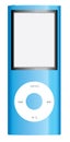 Blue apple ipod nano