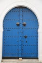 Blue arabic door Royalty Free Stock Photo