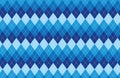 Blue Argyle seamless pattern background. Illustration design