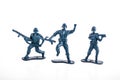 Blue army toy soldiers