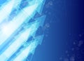 Blue arrow abstract background Royalty Free Stock Photo