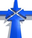 Blue arrows