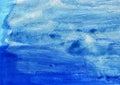 Blue artistic abstract painted texture, grunge painting, decorative blue painting, random brush strokes