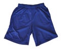 Blue Athletic Shorts Royalty Free Stock Photo