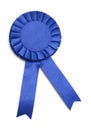 Blue Award Ribbon Royalty Free Stock Photo