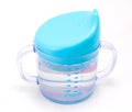 Blue Baby sippy cup Royalty Free Stock Photo