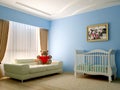 Blue babyroom