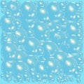 Blue background of a balloon. Royalty Free Stock Photo