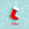 Blue background with christmas winters socks