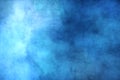 Blue background dramatic cloudy watercolor painted texture