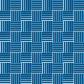 Blue background graphic design. Abstract seamless pattern. Stripes weaving structure. Royalty Free Stock Photo