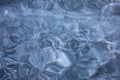 Blue background of Ice texture. Lake Baikal in Winter Royalty Free Stock Photo