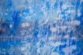 Blue background with ink texture on metal. Royalty Free Stock Photo