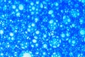 A blue background with many small blue circles Royalty Free Stock Photo