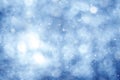 Blue background with snow texture Royalty Free Stock Photo