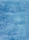 Blue background with soft blurred sea salt grunge texture at the borders